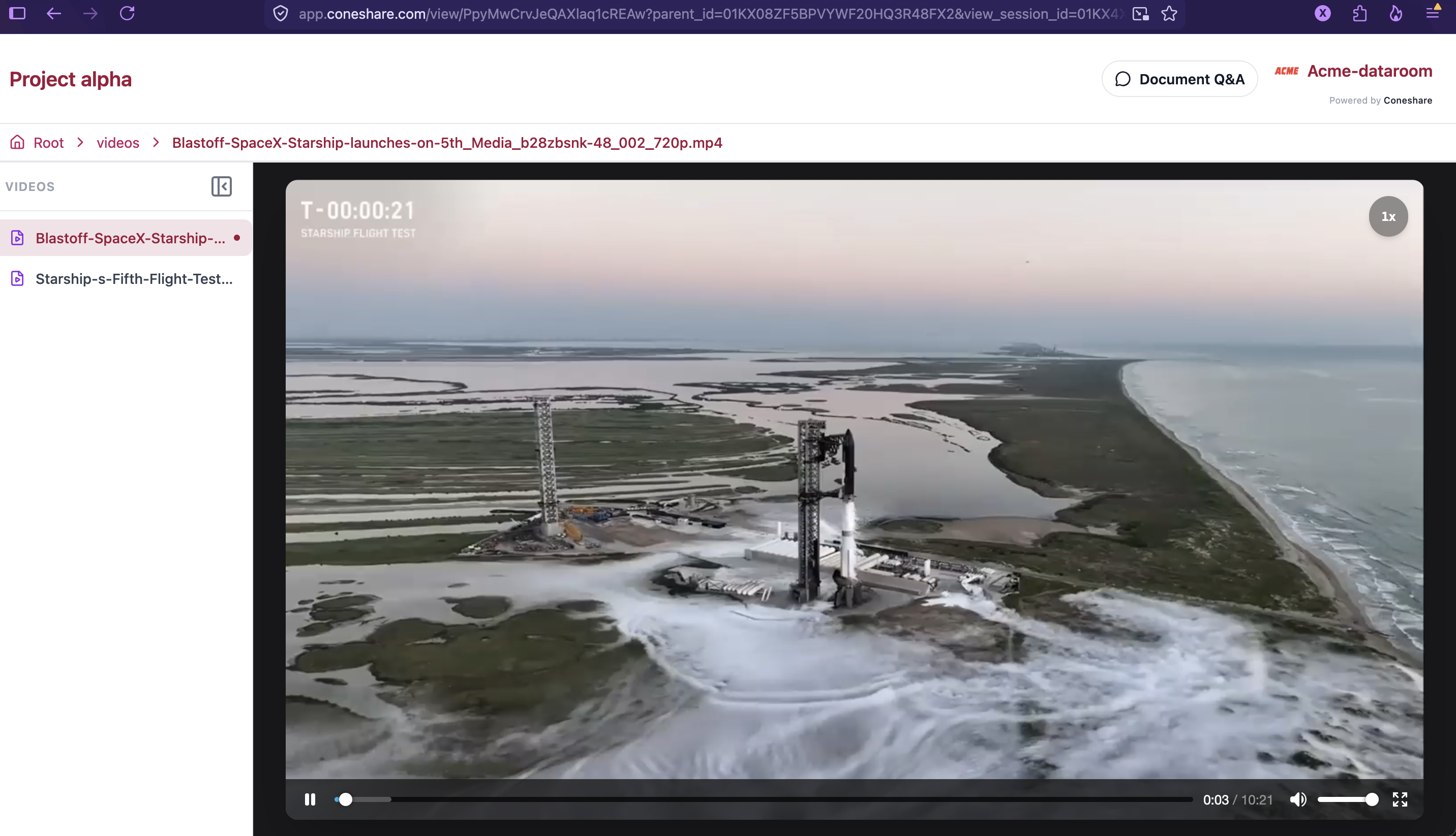 Native Video Preview and Streaming in Dataroom